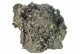 Elongated Arsenopyrite Crystal Cluster - Peru #141816-1
